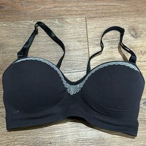 Wireless push up bra